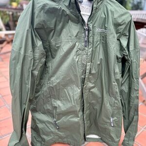 Men's Marmot Shell - Dark Forest Green - Size L-  RN# 79448 CA#32277